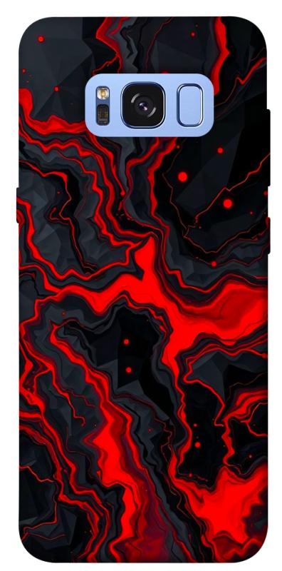 Чехол itsPrint Black red marble для Samsung G950 Galaxy S8, мрамор, купить оптом с доставкой