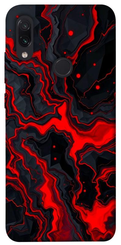 Чохол itsPrint Black red marble для Xiaomi Redmi Note 7 / Note 7 Pro / Note 7s, мармур, купити оптом з доставкою