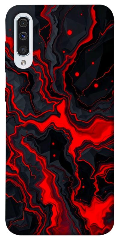 Чохол itsPrint Black red marble для Samsung Galaxy A50 (A505F) / A50s / A30s, мармур, купити оптом з доставкою