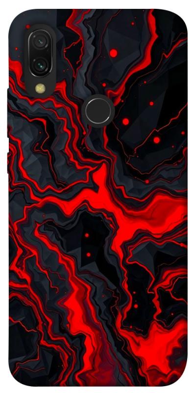 Чехол itsPrint Black red marble для Xiaomi Redmi 7, мрамор, купить оптом с доставкой
