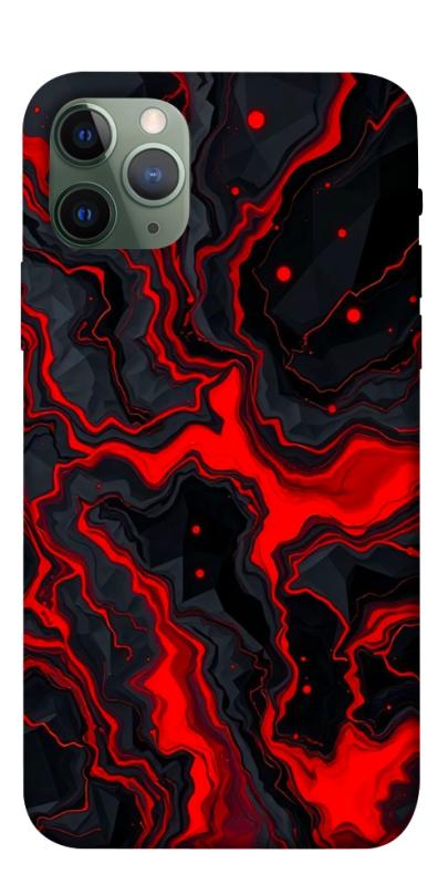 Чохол itsPrint Black red marble для Apple iPhone 11 Pro (5.8"), мармур, купити оптом з доставкою