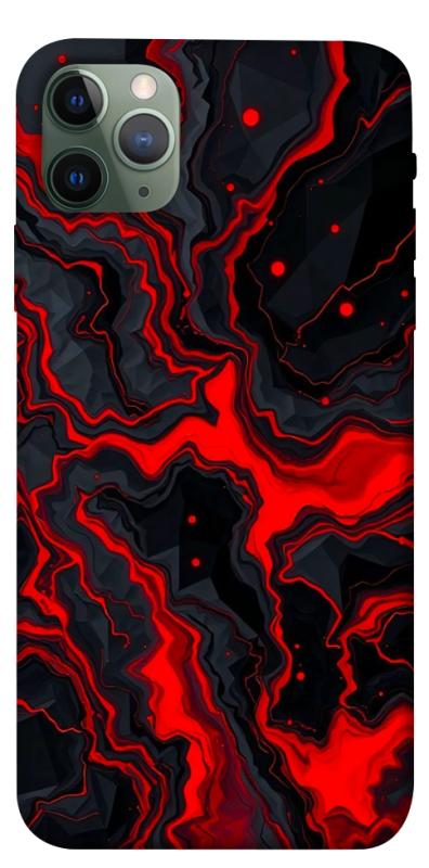 Чохол itsPrint Black red marble для Apple iPhone 11 Pro Max (6.5"), мармур, купити оптом з доставкою