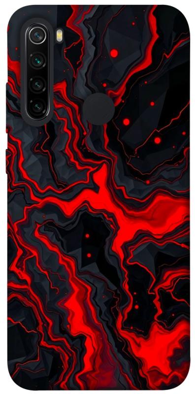 Чохол itsPrint Black red marble для Xiaomi Redmi Note 8, мармур, купити оптом з доставкою