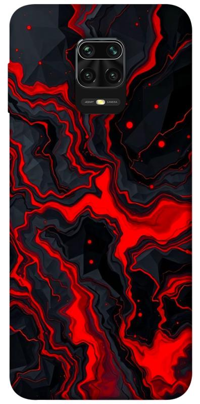 Чехол itsPrint Black red marble для Xiaomi Redmi Note 9s / Note 9 Pro / Note 9 Pro Max, мрамор, купить оптом с доставкой