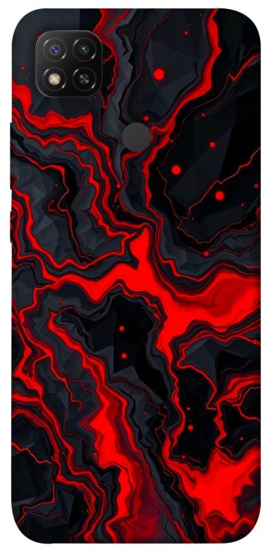 Чехол itsPrint Black red marble для Xiaomi Redmi 9C, мрамор, купить оптом с доставкой