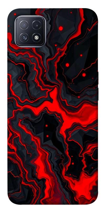 Чехол itsPrint Black red marble для Oppo A73, мрамор, купить оптом с доставкой