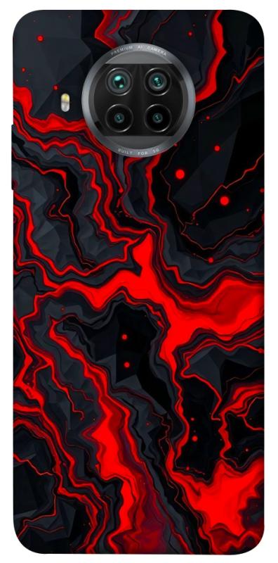 Чохол itsPrint Black red marble для Xiaomi Mi 10T Lite / Redmi Note 9 Pro 5G, мармур, купити оптом з доставкою