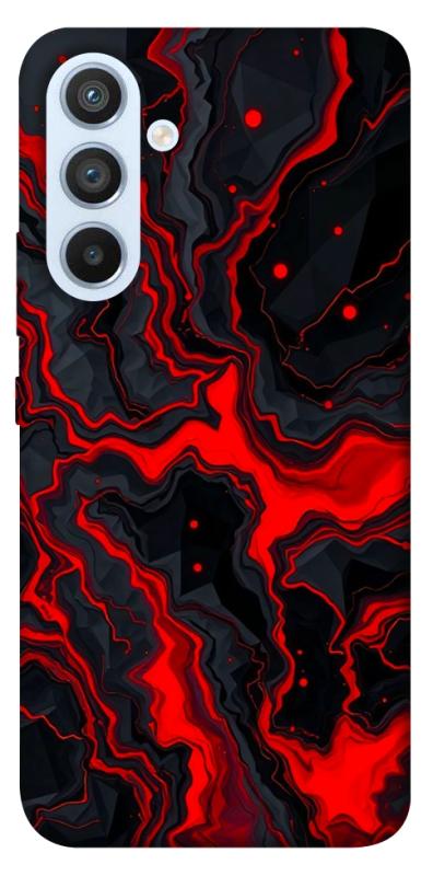 Чохол itsPrint Black red marble для Samsung Galaxy A54 5G, мармур, купити оптом з доставкою