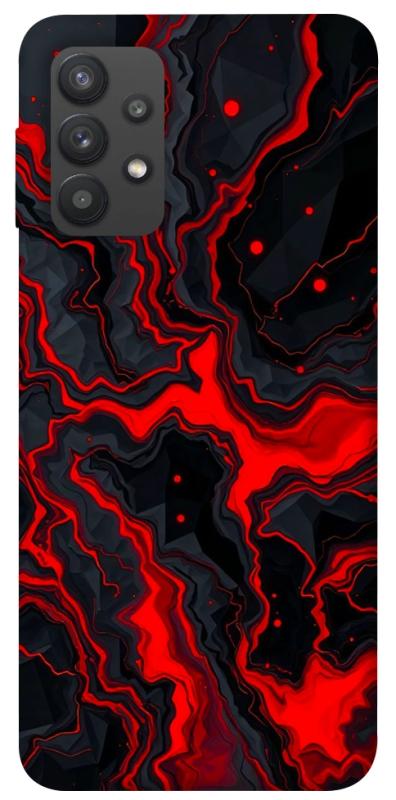 Чехол itsPrint Black red marble для Samsung Galaxy A32 (A325F) 4G, мрамор, купить оптом с доставкой
