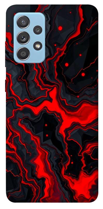Чохол itsPrint Black red marble для Samsung Galaxy A52 4G / A52 5G, мармур, купити оптом з доставкою