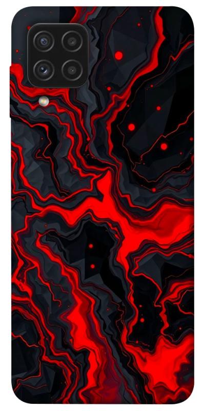 Чехол itsPrint Black red marble для Samsung Galaxy A22 4G, мрамор, купить оптом с доставкой