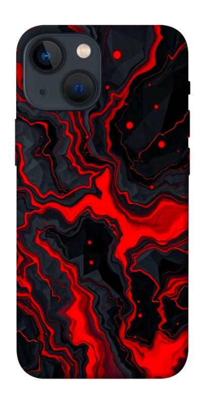 Чохол itsPrint Black red marble для Apple iPhone 13 mini (5.4"), мармур, купити оптом з доставкою