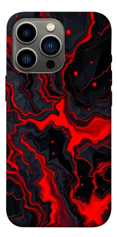 Чохол itsPrint Black red marble для Apple iPhone 13 Pro (6.1"), мармур, купити оптом з доставкою