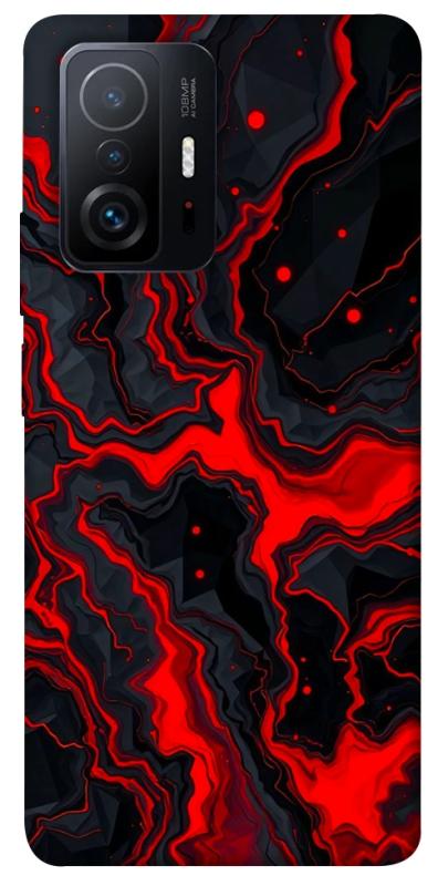 Чехол itsPrint Black red marble для Xiaomi 11T / 11T Pro, мрамор, купить оптом с доставкой