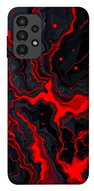 Чохол itsPrint Black red marble для Samsung Galaxy A13 4G, мармур, купити оптом з доставкою