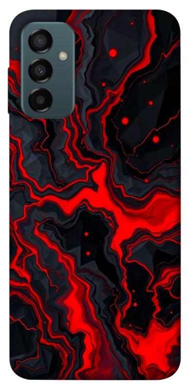 Чехол itsPrint Black red marble для Samsung Galaxy M23 5G, мрамор, купить оптом с доставкой