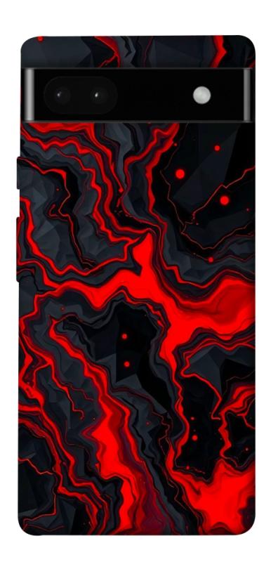 Чехол itsPrint Black red marble для Google Pixel 6a, мрамор, купить оптом с доставкой