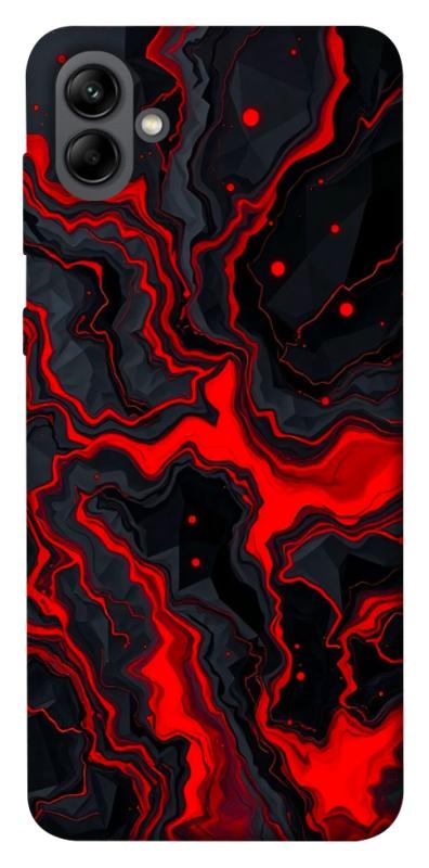 Чохол itsPrint Black red marble для Samsung Galaxy A04, мармур, купити оптом з доставкою