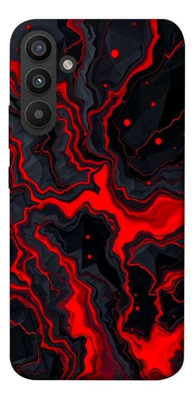 Чохол itsPrint Black red marble для Samsung Galaxy A34 5G, мармур, купити оптом з доставкою