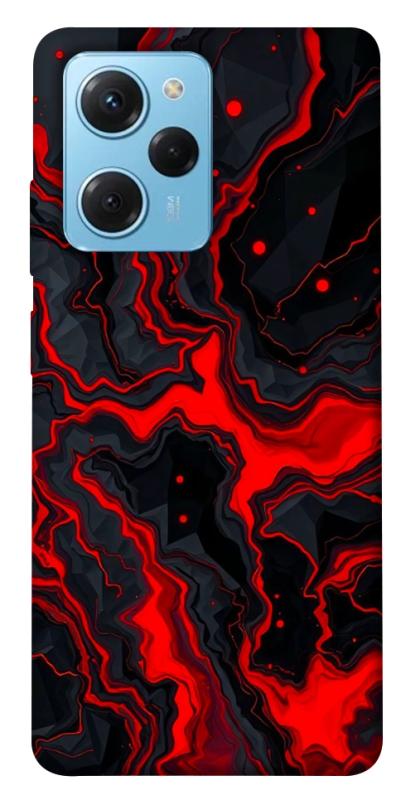 Чохол itsPrint Black red marble для Xiaomi Poco X5 Pro 5G, мармур, купити оптом з доставкою