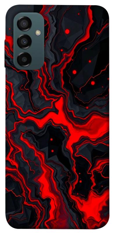 Чохол itsPrint Black red marble для Samsung Galaxy M14 5G, мармур, купити оптом з доставкою