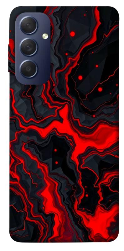 Чехол itsPrint Black red marble для Samsung Galaxy M54 5G, мрамор, купить оптом с доставкой