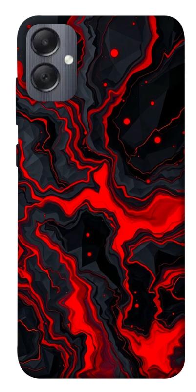 Чохол itsPrint Black red marble для Samsung Galaxy A05, мармур, купити оптом з доставкою