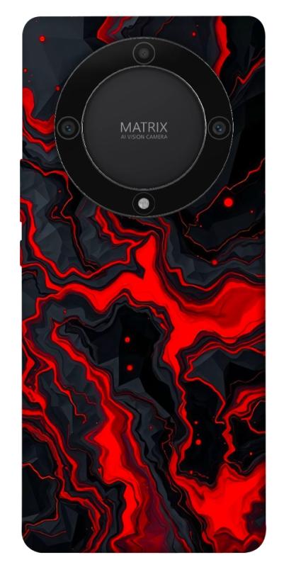 Чохол itsPrint Black red marble для Huawei Magic5 Lite, мармур, купити оптом з доставкою
