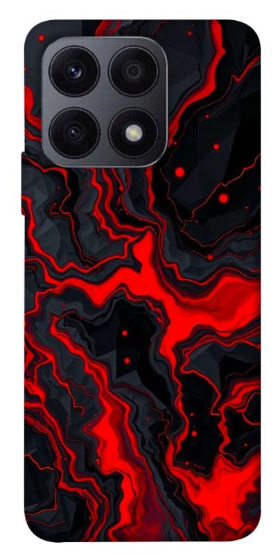 Чохол itsPrint Black red marble для Huawei Honor X8a, мармур, купити оптом з доставкою