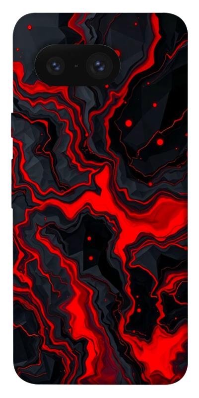 Чохол itsPrint Black red marble для Google Pixel 8, мармур, купити оптом з доставкою