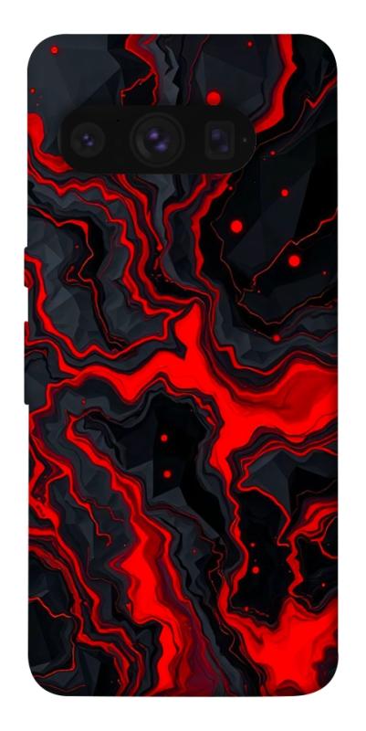 Чехол itsPrint Black red marble для Google Pixel 8 Pro, мрамор, купить оптом с доставкой