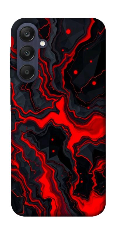 Чохол itsPrint Black red marble для Samsung Galaxy A25 5G, мармур, купити оптом з доставкою