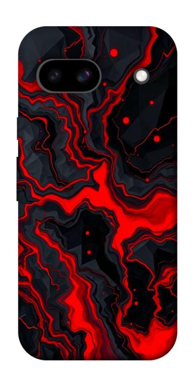 Чохол itsPrint Black red marble для Google Pixel 8a, мармур, купити оптом з доставкою