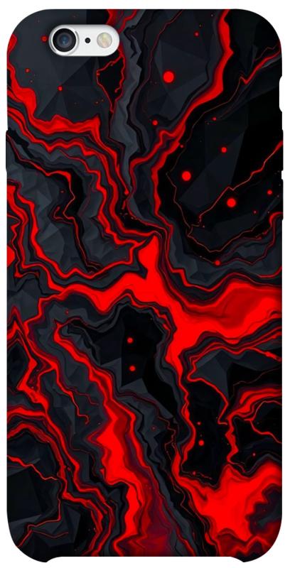Чохол itsPrint Black red marble для Apple iPhone 6/6s (4.7"), мармур, купити оптом з доставкою