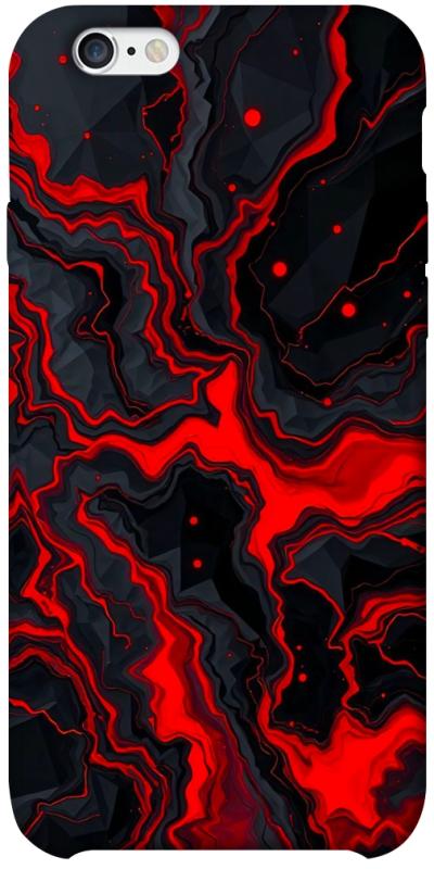 Чохол itsPrint Black red marble для Apple iPhone 6/6s plus (5.5"), мармур, купити оптом з доставкою