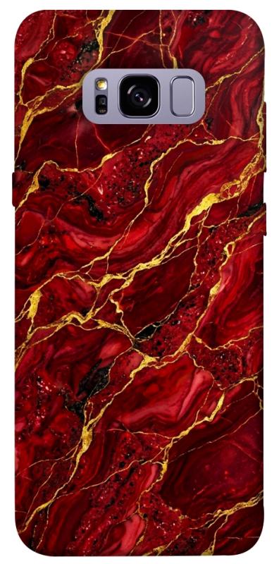 Чохол itsPrint Burgundy gold для Samsung G955 Galaxy S8 Plus, мармур, купити оптом з доставкою