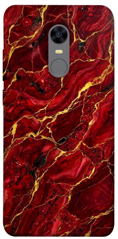 Чохол itsPrint Burgundy gold для Xiaomi Redmi 5 Plus / Redmi Note 5 (Single Camera), мармур, купити оптом з доставкою