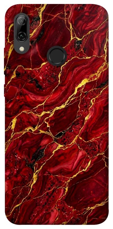 Чехол itsPrint Burgundy gold для Huawei P Smart (2019), мрамор, купить оптом с доставкой