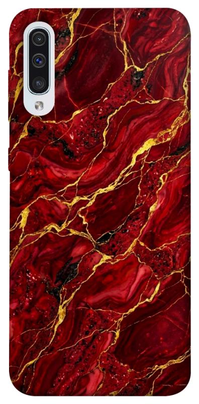 Чохол itsPrint Burgundy gold для Samsung Galaxy A50 (A505F) / A50s / A30s, мармур, купити оптом з доставкою