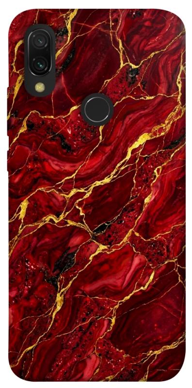 Чохол itsPrint Burgundy gold для Xiaomi Redmi 7, мармур, купити оптом з доставкою