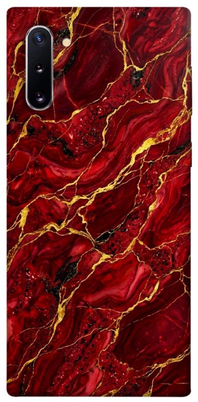 Чохол itsPrint Burgundy gold для Samsung Galaxy Note 10, мармур, купити оптом з доставкою