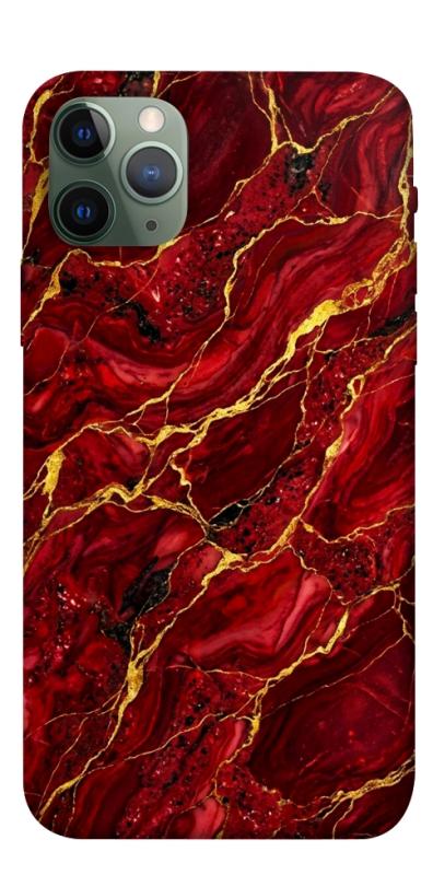 Чохол itsPrint Burgundy gold для Apple iPhone 11 Pro (5.8"), мармур, купити оптом з доставкою