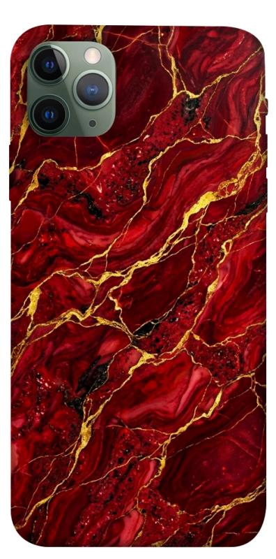 Чохол itsPrint Burgundy gold для Apple iPhone 11 Pro Max (6.5"), мармур, купити оптом з доставкою