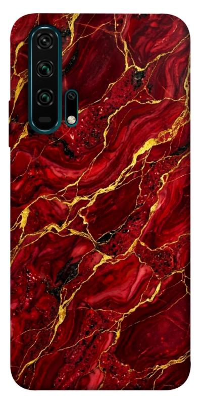 Чехол itsPrint Burgundy gold для Huawei Honor 20 Pro, мрамор, купить оптом с доставкой
