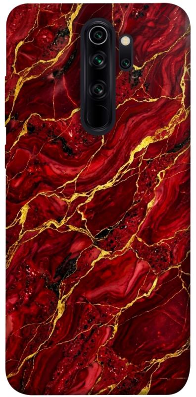 Чохол itsPrint Burgundy gold для Xiaomi Redmi Note 8 Pro, мармур, купити оптом з доставкою