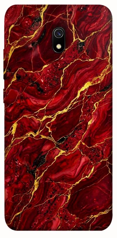 Чохол itsPrint Burgundy gold для Xiaomi Redmi 8a, мармур, купити оптом з доставкою