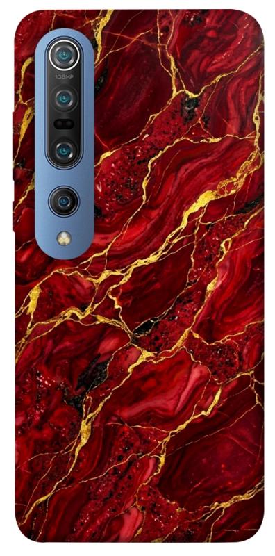 Чохол itsPrint Burgundy gold для Xiaomi Mi 10 / Mi 10 Pro, мармур, купити оптом з доставкою