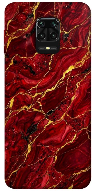 Чохол itsPrint Burgundy gold для Xiaomi Redmi Note 9s / Note 9 Pro / Note 9 Pro Max, мармур, купити оптом з доставкою