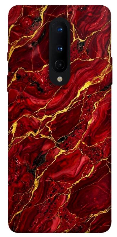 Чохол itsPrint Burgundy gold для OnePlus 8, мармур, купити оптом з доставкою