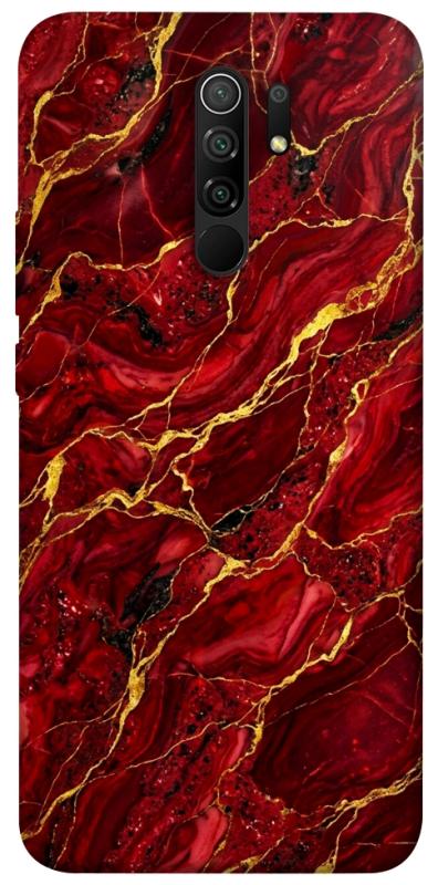Чехол itsPrint Burgundy gold для Xiaomi Redmi 9, мрамор, купить оптом с доставкой